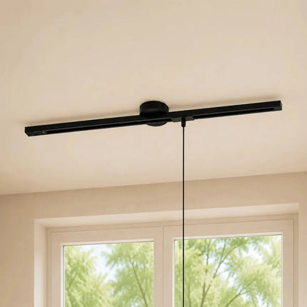 Pendant Light Track, Ceiling Mounted Track for Pendant Lights with 360 Degree Rotating Arms, Ceiling Light Bracket