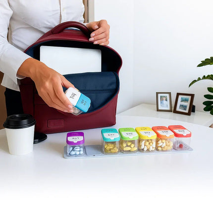 Weekly Pill Organizer 7 Day, Large Weekly Pill Box – image 4