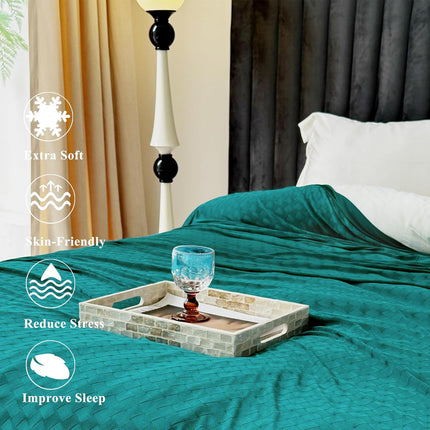 Chill Comfort | Cooling Summer Blanket with Double-Sided Cold Effect | Breathable & Lightweight for Hot Sleepers