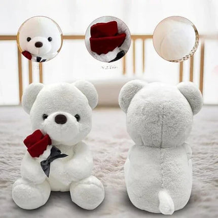 Rose Teddy Bear, Valentines Gift for Girlfriend and Anniversary Gift – image 7