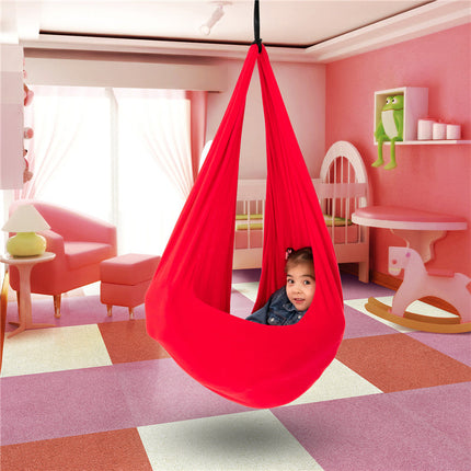 Sensory Swing for Kids, Indoor Hammock Swing in Soft Cotton – image 5