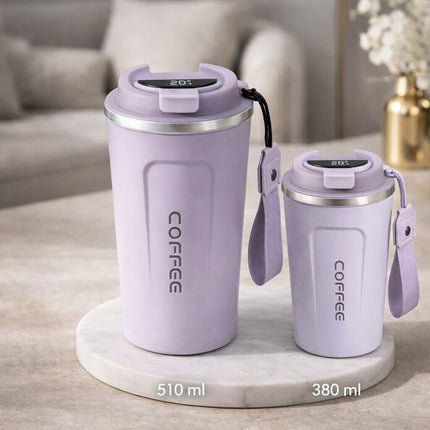 Smart Mug with Temperature Display, Coffee Travel Mugs with Leak Proof Lid – image 14