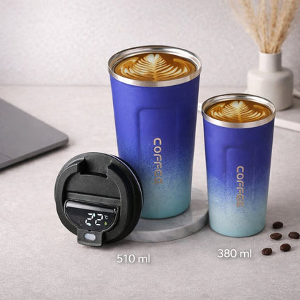 Smart Mug with Temperature Display, Coffee Travel Mugs with Leak Proof Lid – image 18