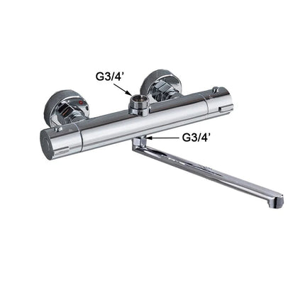 Thermostatic Shower Valve, Thermostatic Mixing Valve for Shower and Bathtub Faucet – image 15
