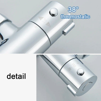 Thermostatic Shower Valve, Anti Scald Shower Mixing Valve – image 6