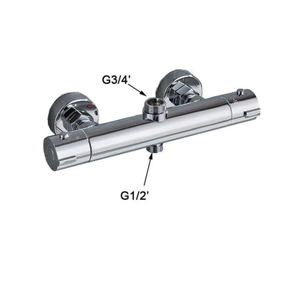 Thermostatic Mixing Valve for Shower and Bathtub Faucet, Anti Scald Shower Mixing Valve – image 13