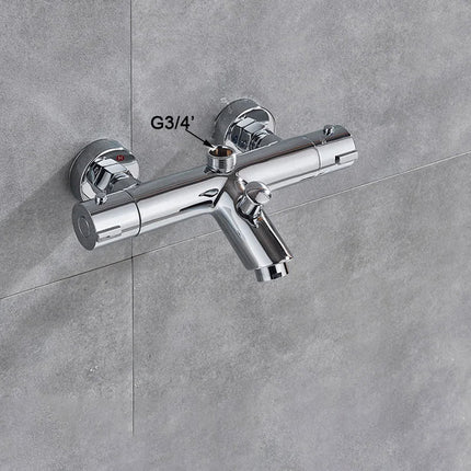Thermostatic Mixing Valve for Shower and Bathtub Faucet, Anti Scald Shower Mixing Valve – image 18