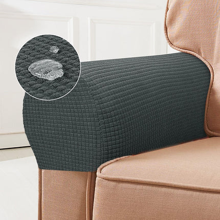 Armchair Arm Covers Set of 2, Waterproof Spandex Couch Arm Covers for Chair and Sofa – image 18