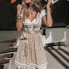 Oktoberfest Dirndl Dress for Women, Oktoberfest Outfit, Traditional Dress with Apron and Blouse for Festival and Wedding