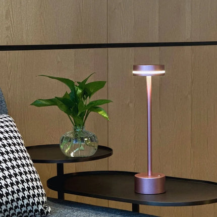 Rechargeable LED Table Lamp with Touch Control | Dimmable Ambient Lighting for Versatile Home Decor