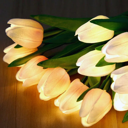 Realistic Tulip Night Light with LED Glow | Decorative Floral Lamp for Ambiance and Relaxation