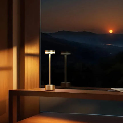 Rechargeable LED Table Lamp with Touch Control | Dimmable Ambient Lighting for Versatile Home Decor
