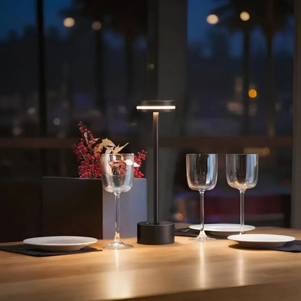 Rechargeable LED Table Lamp with Touch Control | Dimmable Ambient Lighting for Versatile Home Decor