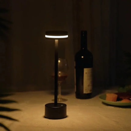 Rechargeable LED Table Lamp with Touch Control | Dimmable Ambient Lighting for Versatile Home Decor