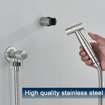 Bidet Toilet Sprayer, Stainless Steel Bidet Sprayer for Toilet with Hose – image 4