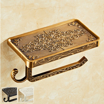 Toilet Paper Holder with Phone Shelf – image 4