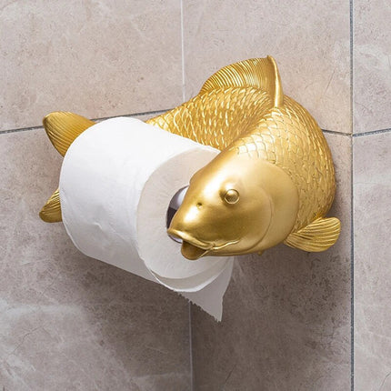 Toilet Paper Holder No Drill, Funny Toilet Roll Holder for Bathroom Decor