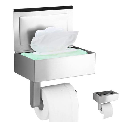 Toilet Paper Holder with Wipes Dispenser – image 7