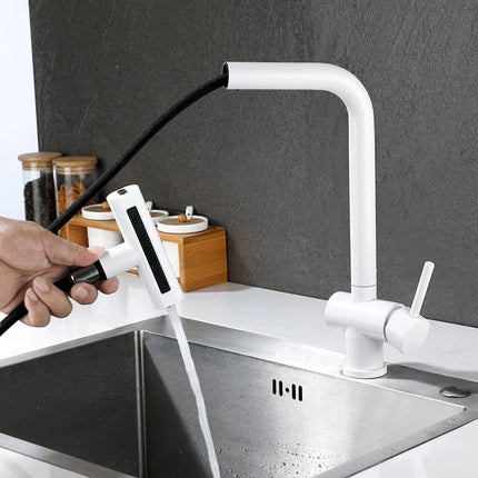 Kitchen Faucet with Sprayer, Stainless Steel Kitchen Sink Faucet with Touchless Sensor – image 5