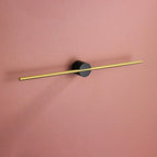 Black Base Gold Bar 50cm/20in