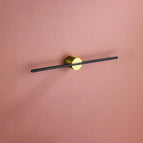 Gold Base Black Bar 40cm/16in