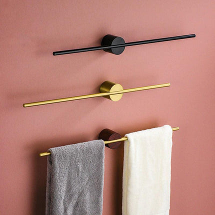 Towel Rack Wall Mounted, Bathroom Towel Bar 16 or 20 Inch, Bath Towel Holder with Aluminum Bar and Round Base