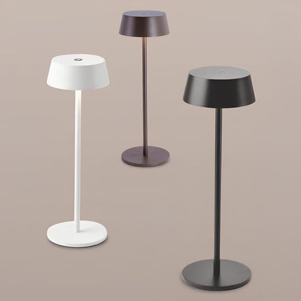 Rechargeable Modern Table Lamp with Dimmable Touch Control | Cordless Design for Versatile Home Lighting
