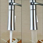 Kitchen Faucet with Sprayer, Pull Down Kitchen Sink Faucet with Two Mode Switch, Chrome Kitchen Faucet in ABS
