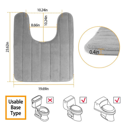 Bathroom Mats, Quick Dry Bathroom Rug for Toilet – image 10