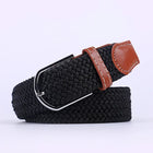 Stretch Belt, Elastic Fabric Belt with Metal Buckle, One Size Casual Stretchy Belt for Everyday Outfits