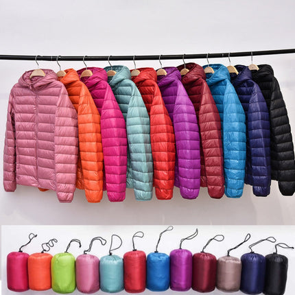 Puffer Jacket for Women, Lightweight Down Jacket with Pockets, Womens Coats for Fall and Spring, Vegan Puffer Coat