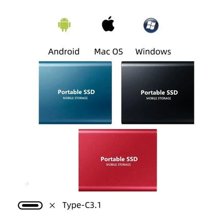 External Solid State Drive USB 3.1 Type C, External SSD for PC and Laptop – image 7