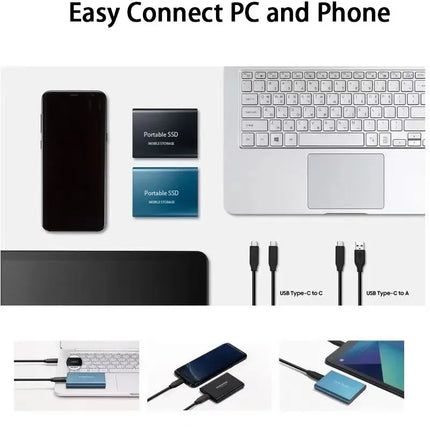 Portable SSD 128GB, External Solid State Drive USB 3.1 Type C – image 4