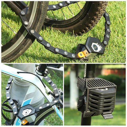 Heavy Duty Bike Lock, Anti Theft Chain Lock with Anti Drill Keyhole – image 5