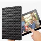 Portable External Hard Drive, 2TB External Hard Drive with USB 3.0, Slim Portable Hard Drive with LED Indicator
