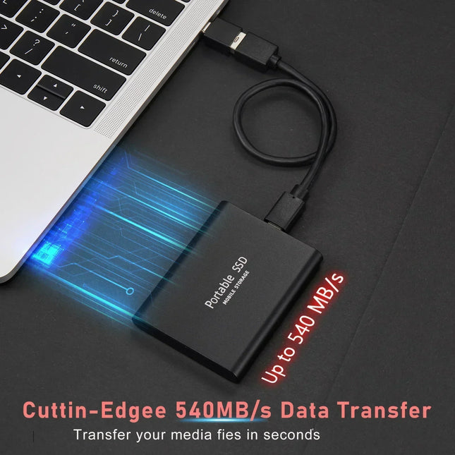 External SSD, Portable Solid State Drive 2TB