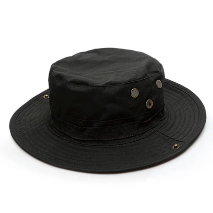 Tactical Boonie Hat with Vents and Chin Strap – image 10