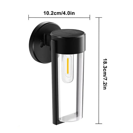 Solar Powered Wall Lights with Waterproof Design | Easy Installation for Charming Outdoor Ambiance