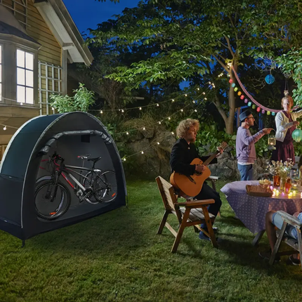 Waterproof Bike Storage Tent for 2 Bicycles, Outdoor Bicycle Storage Shed