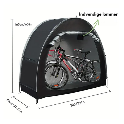 Waterproof Bike Storage Tent for 2 Bicycles, Outdoor Bicycle Storage Shed – image 4