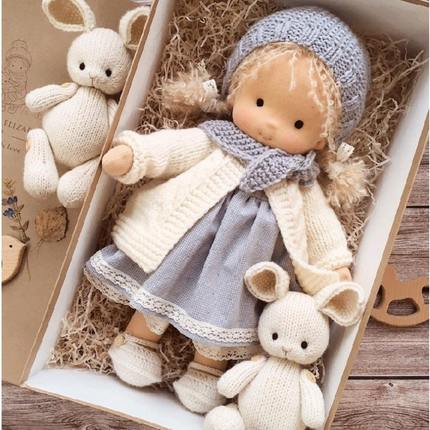 Waldorf Doll, Soft Doll with Clothes