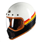 Full Face Motorcycle Helmet, DOT Approved Motorcycle Helmet, Carbon Fiber Helmet with Anti Scratch Wide View Visor