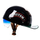 DOT Approved Motorcycle Helmet, Baseball Cap Motorcycle Helmet with Visor, Lightweight Half Helmet with Quick Release