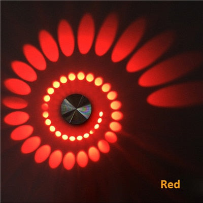 Spiral LED Wall and Ceiling Light with Modern Design | Energy-Saving Lighting for Stunning Atmosphere