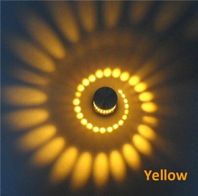 Spiral LED Wall and Ceiling Light with Modern Design | Energy-Saving Lighting for Stunning Atmosphere