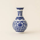 Ceramic Vase for Wall, Blue and White Vase