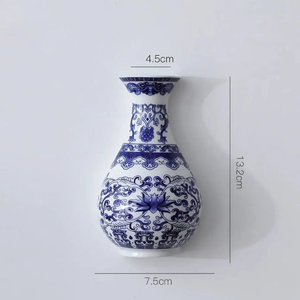 Ceramic Vase for Wall, Decorative Wall Vase for Living Room Wall Decor – image 6