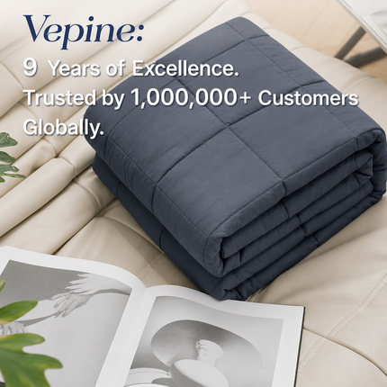 Cozy Comfort | Weighted Blanket for Adults with Cooling Fabric | Breathable All-Season Design for Ultimate Relaxation