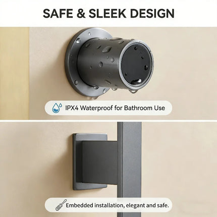 Towel Warmers, Wall Mounted Electric Towel Warmer with Timer – image 8