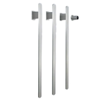 Brushed Silver 3 Rod / NO WIFI / 110V